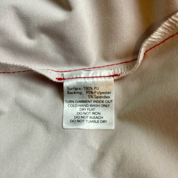 Tiger Mist Red pleather dress. Size M. - Picture 7 of 7